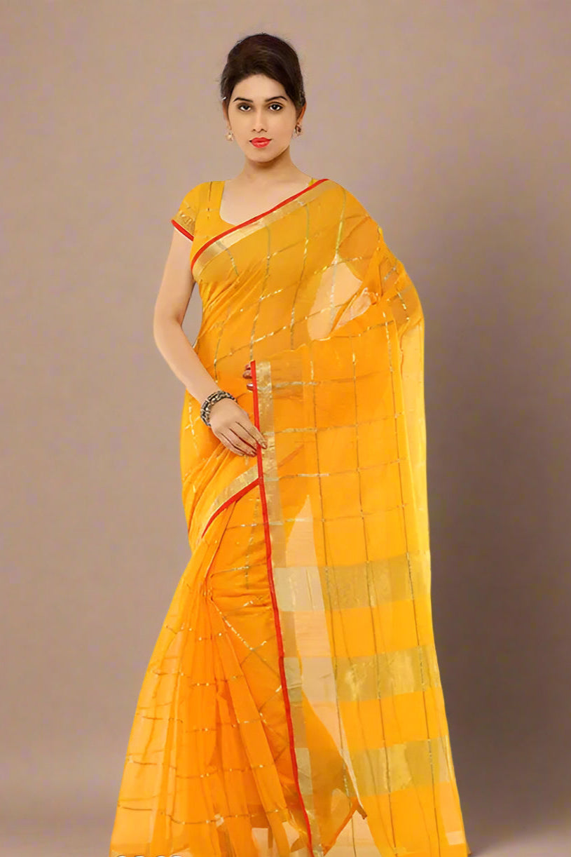 Yellow-doriya-saree