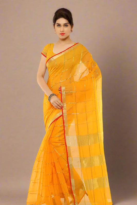 Yellow-doriya-saree